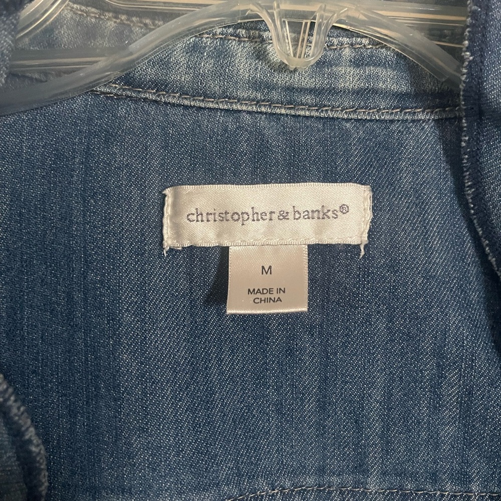 Denim Ruffle Jacket - Picture 2 of 13